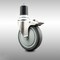 Service Caster 5 Inch 316SS Thermoplastic Rubber Swivel 1-7/8 Inch Stem Caster Lock Brake SCC SCC-SS316TTLEX20S514-TPRB-178 - alternate 1